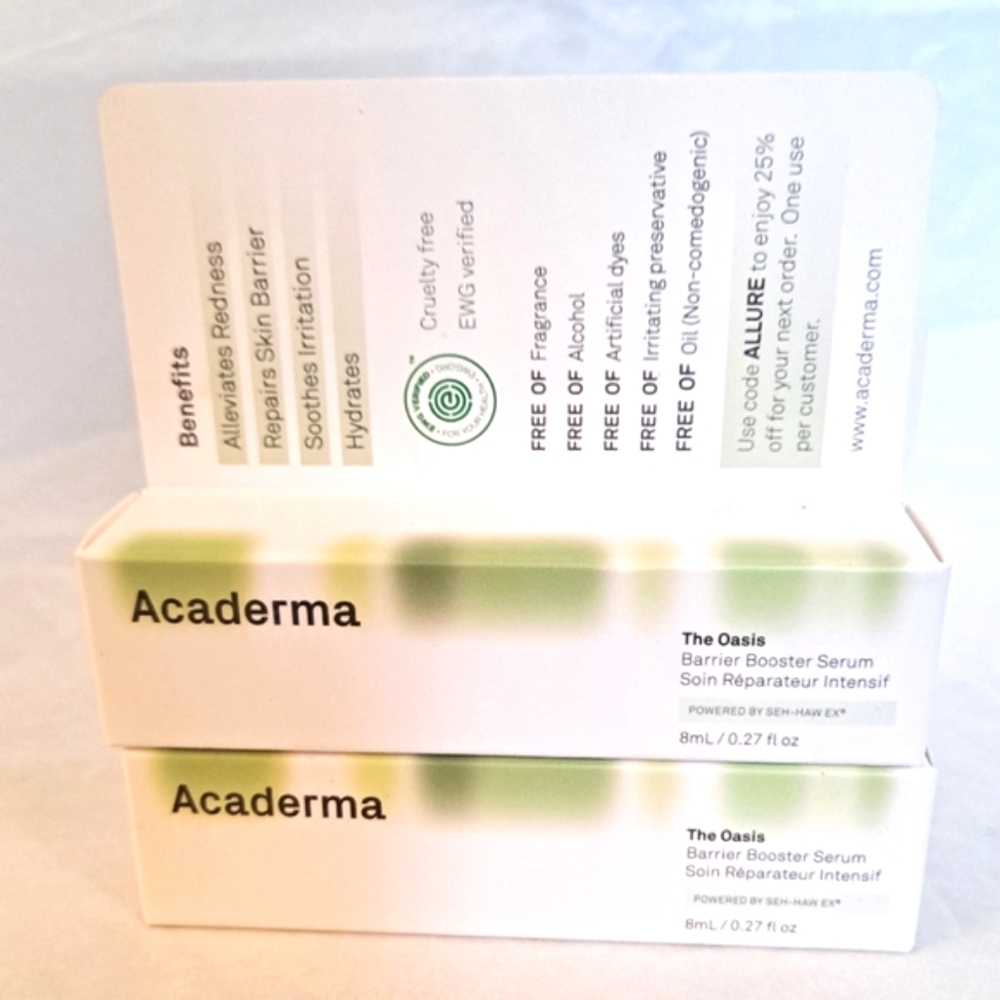 Acaderma's The Oasis Barrier Booster Serum x2